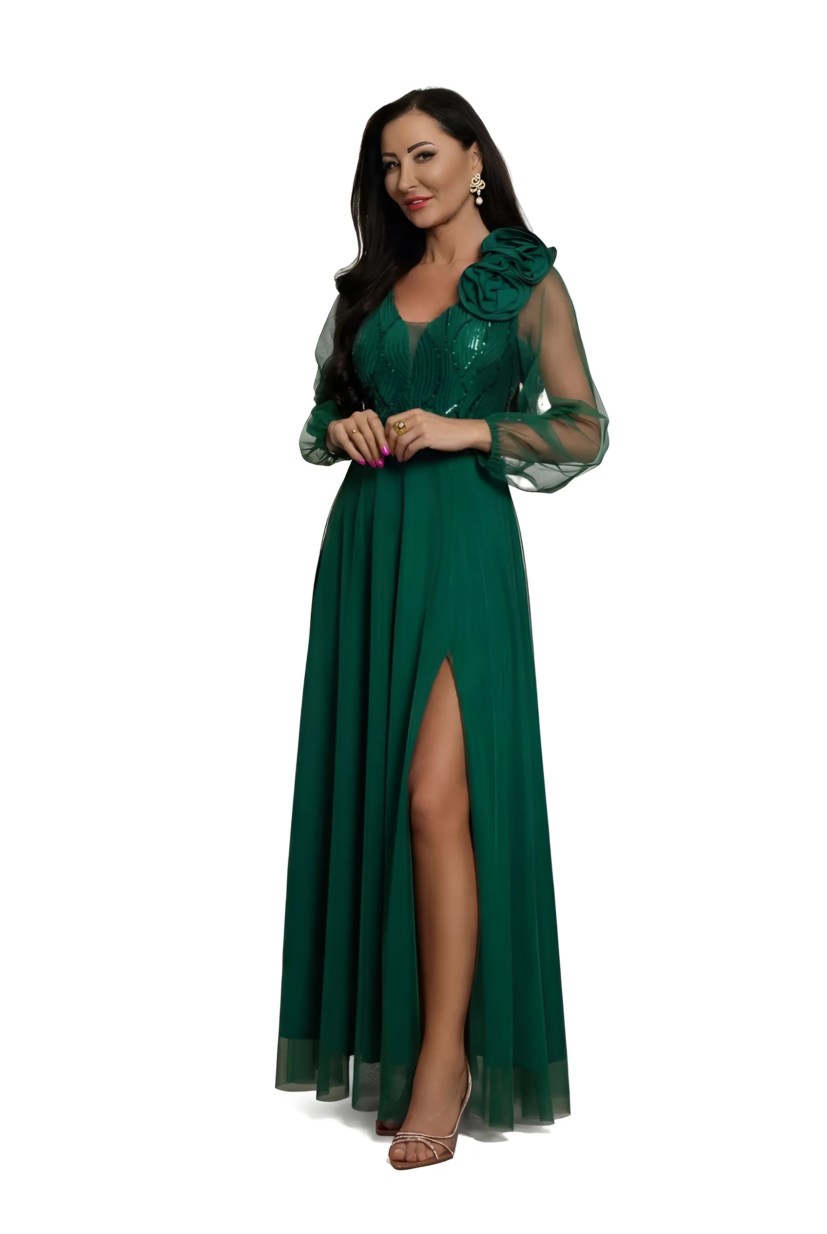 Zielona Sukienka Stella Maxi