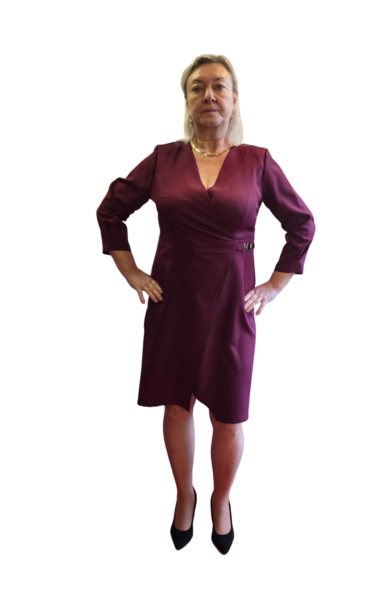 Śliwkowa Sukienka Aria