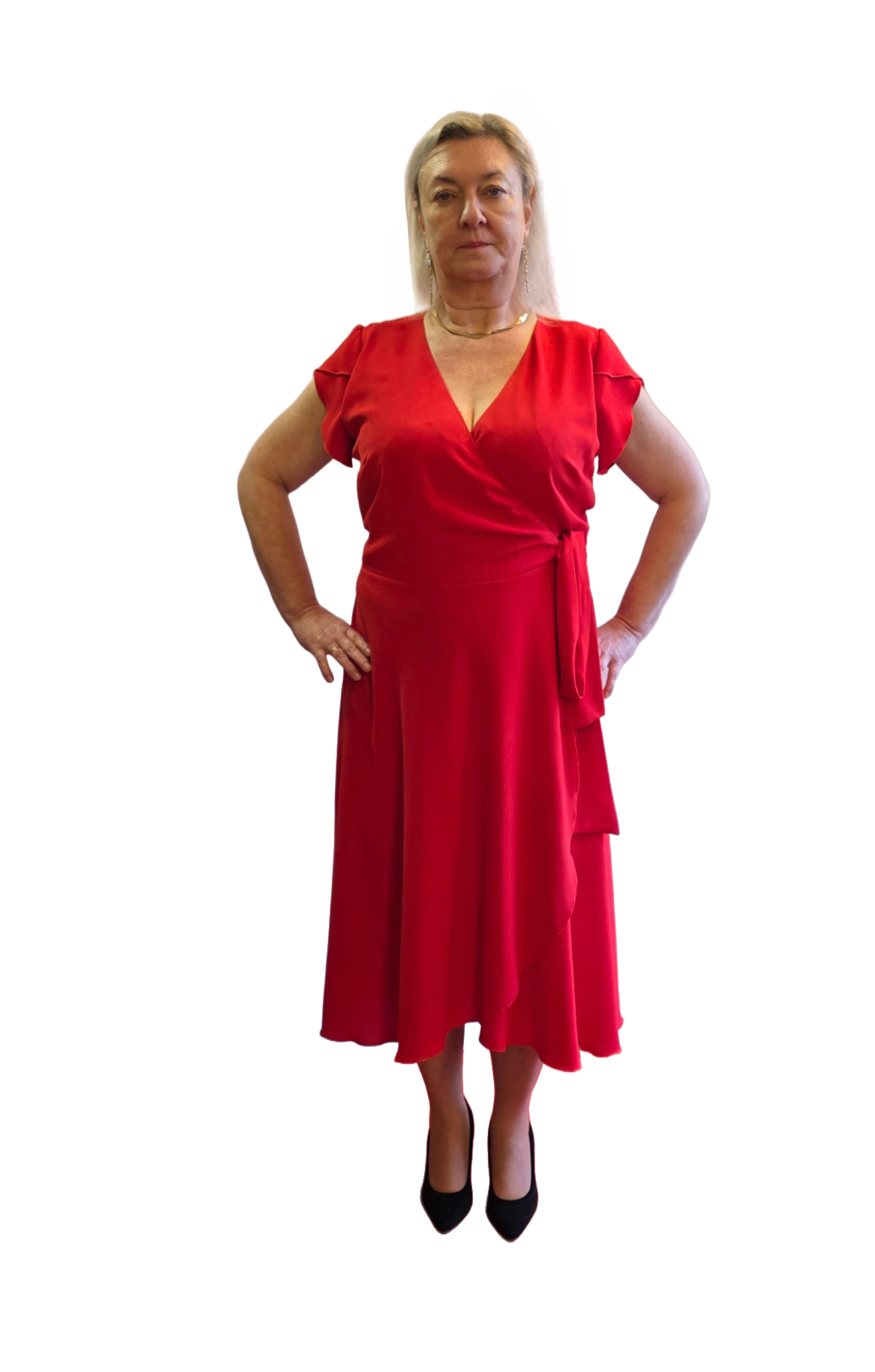 Czerwona Sukienka Adele