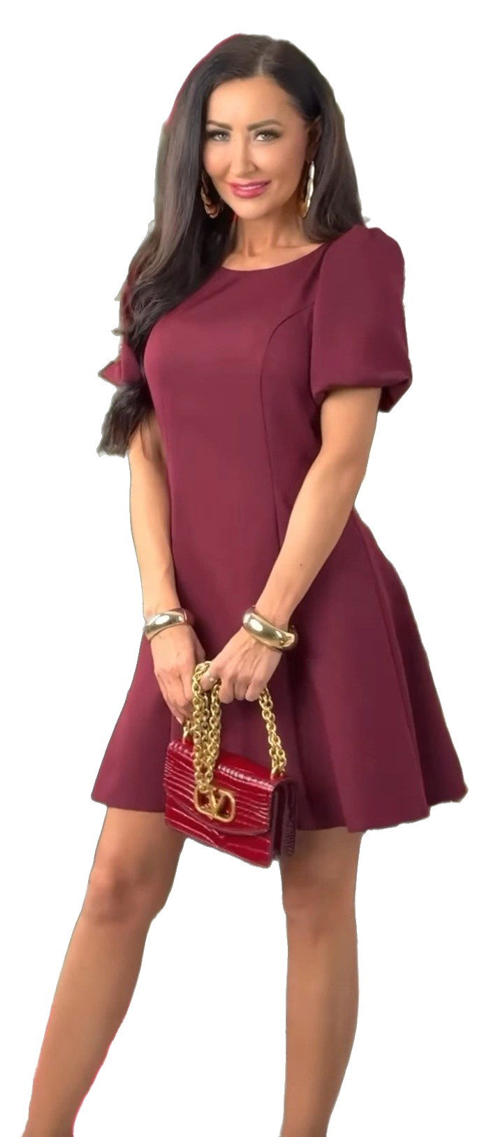 Śliwkowa Sukienka Chanel Mini