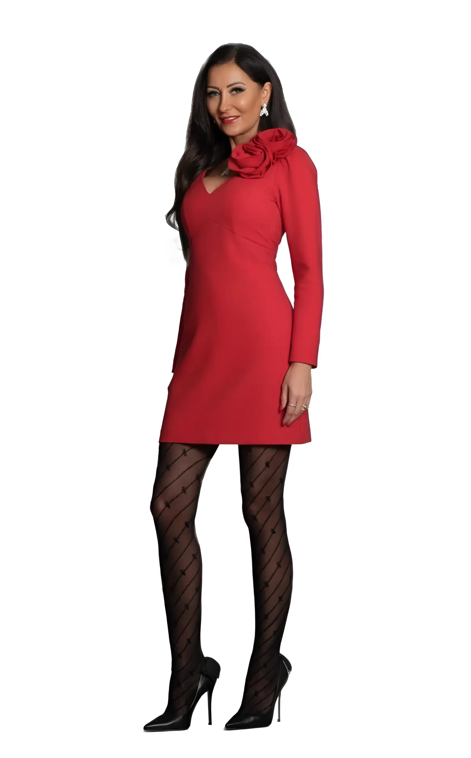 Czerwona Sukienka Emma Mini